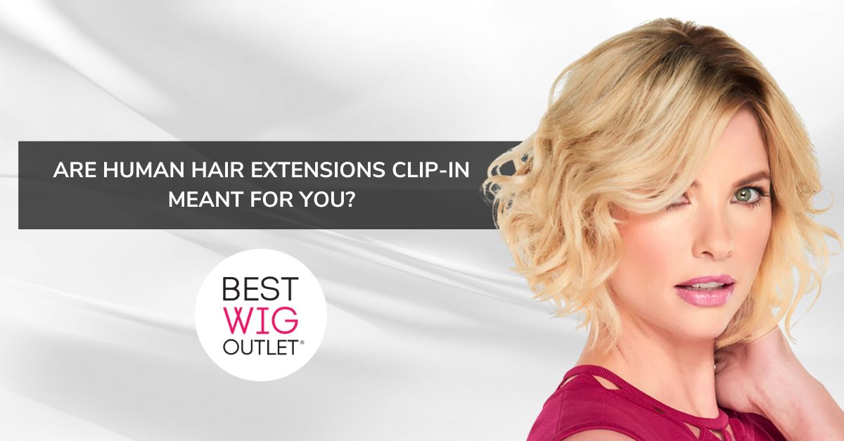 human hair extensions clip in
