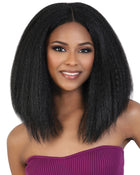 HBL Polo | Lace Front & Lace Part Human Hair Blend Wig by Motown Tress