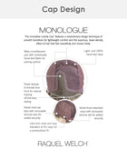 Monologue-Petite/Average | Lace Front & Monofilament Part Synthetic Wig by Raquel Welch