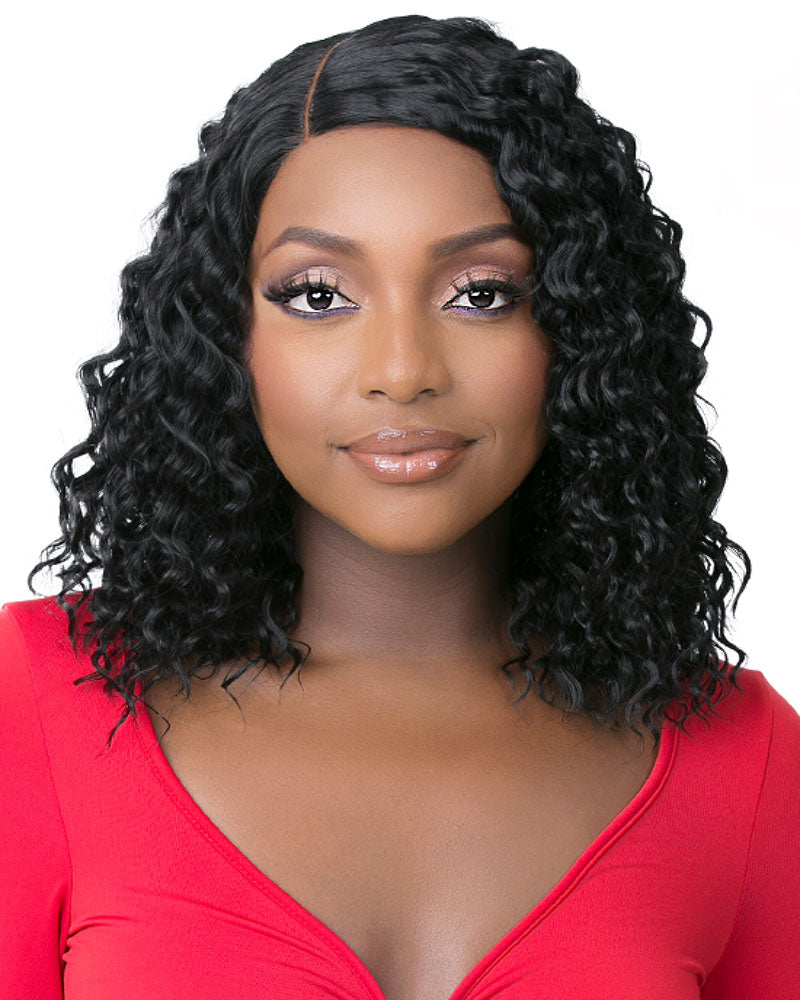 HH HD Lace Super Bohemian 16 | Lace Front & Lace Part Human Hair Wig by It's a Wig
