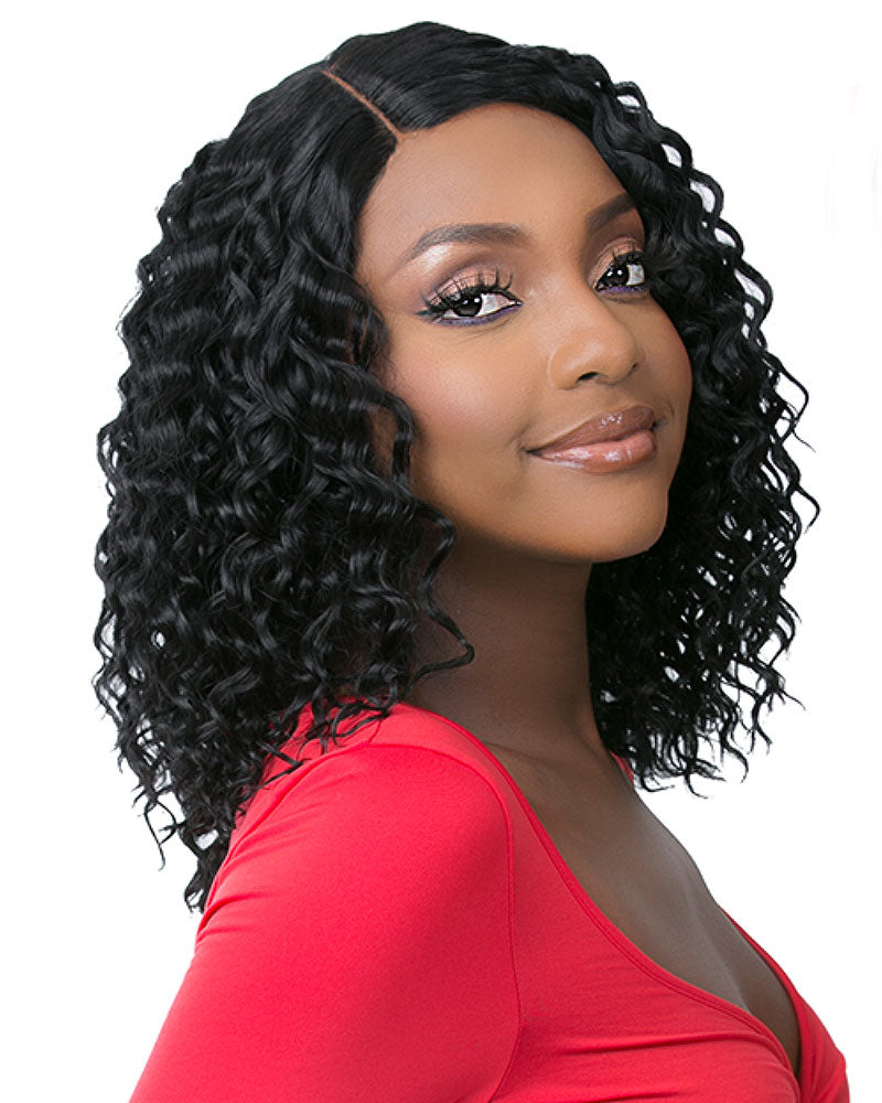 HH HD Lace Super Bohemian 16 | Lace Front & Lace Part Human Hair Wig by It's a Wig