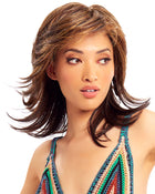 Spectacular Shag | Lace Front & Monofilament Synthetic Wig by TressAllure