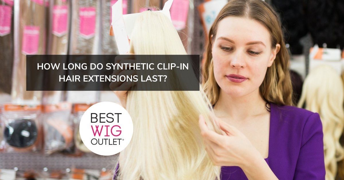 synthetic clip in hair extensions