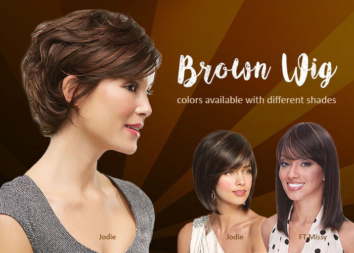 Brown Wig Colors Available With Different Shades