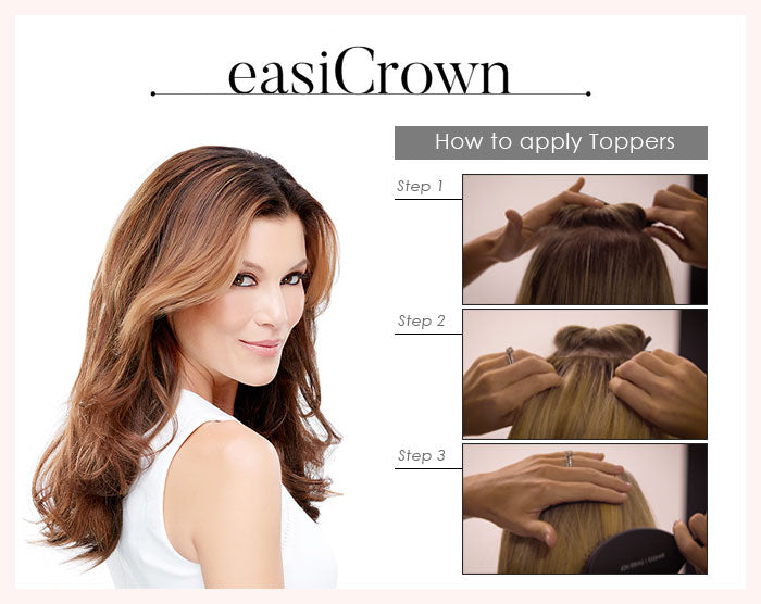 New JON RENAU EasiCrown Toppers| Wiglets – Flatter your face with the favorite voluminous hairstyles