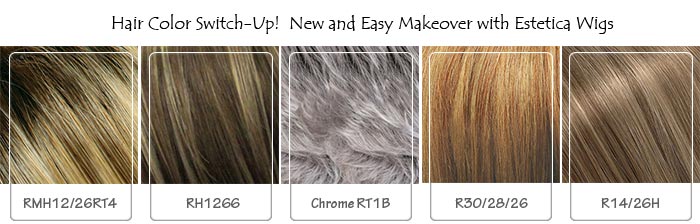 Hair Color Switch-Up! New and Easy MakeOver with Estetica Wigs