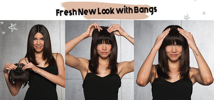 A Fresh NEW look includes BANGS!