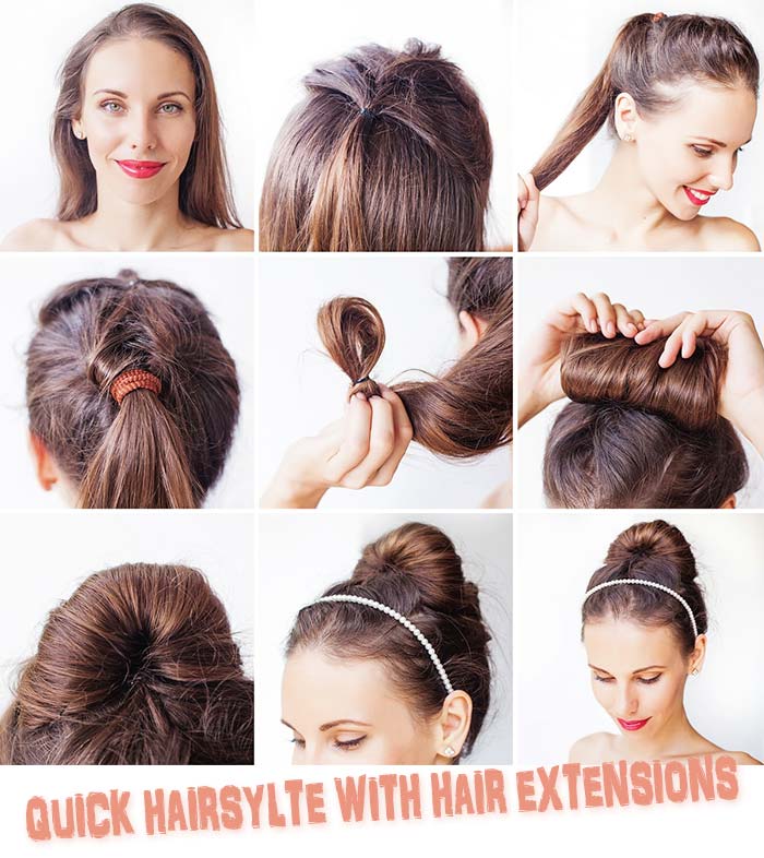 Quick Hairstyles that Use Hair Extensions