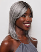 High Heat Mid Straight Topper | Monofilament Synthetic Wiglet by Alexander