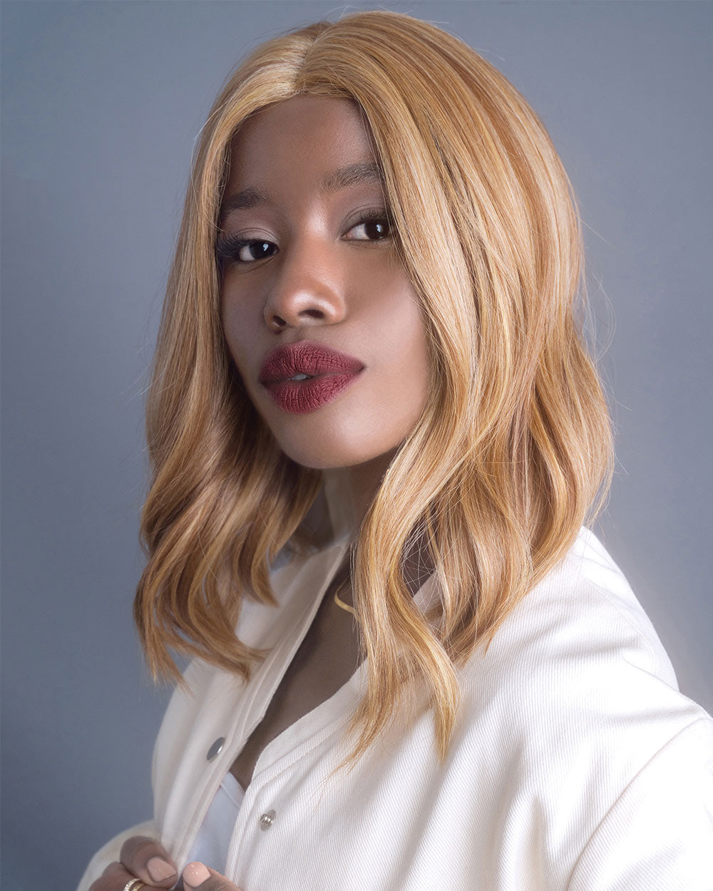High Heat Mid Wavy Topper | Monofilament Synthetic Wiglet by Alexander