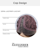 Sophia (Exclusive) | Lace Front & Monofilament Part Synthetic Wig by Alexander