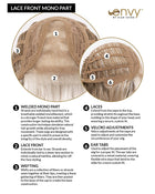 Charlotte Petite | Lace Front & Monofilament Part Synthetic Wig by Envy