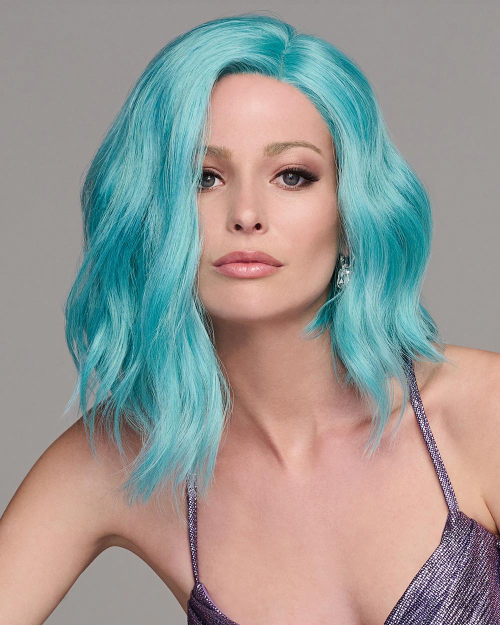 Blue Babe | Lace Front & Monofilament Part Synthetic Wig by Hairdo