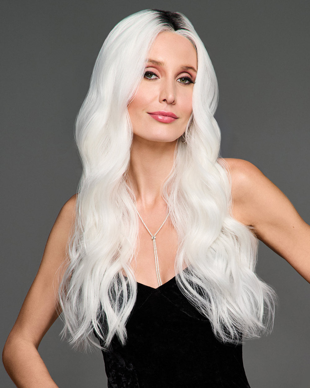 Ethereal Ice | Lace Front & Monofilament Part Synthetic Wig by Hairdo