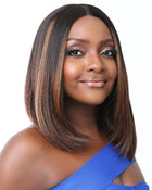BFF Lace Natural Straight 14 | Lace Front & Lace Part Synthetic Wig by It's a Wig