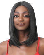 BFF Lace Natural Straight 14 | Lace Front & Lace Part Synthetic Wig by It's a Wig