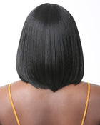 BFF Lace Natural Straight Bob 12 | Lace Front & Lace Part Synthetic Wig by It's a Wig