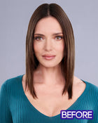 Top Trend Lace HD Straight 14 inch | Lace Front & Monofilament Synthetic Hair Topper by Jon Renau