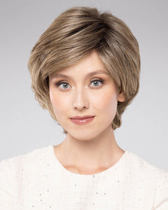 Rooted Honey Cookie - Dark Brown Roots, Light Golden Brown with Light Blonde Highlights