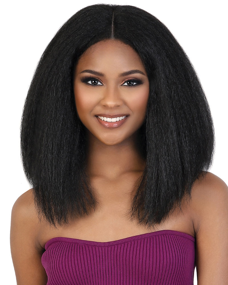 HBL Polo | Lace Front & Lace Part Human Hair Blend Wig by Motown Tress