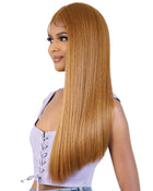 HBL Latoy | Lace Front & Lace Part Human Hair Blend Wig by Motown Tress
