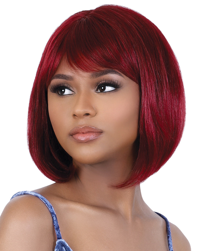 HRCL Que11 | Lace Crown Part Remy Human Hair Wig by Motown Tress