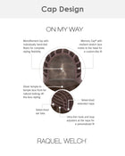On My Way | Lace Front & Monofilament Top Synthetic Wig by Raquel Welch