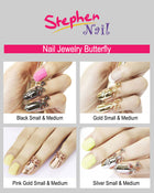 Nail Jewelry Butterfly (S-Pink Gold)