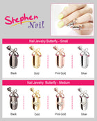 Nail Jewelry Butterfly (M-Silver)