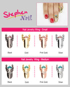 Nail Jewelry Wing (M-Black)
