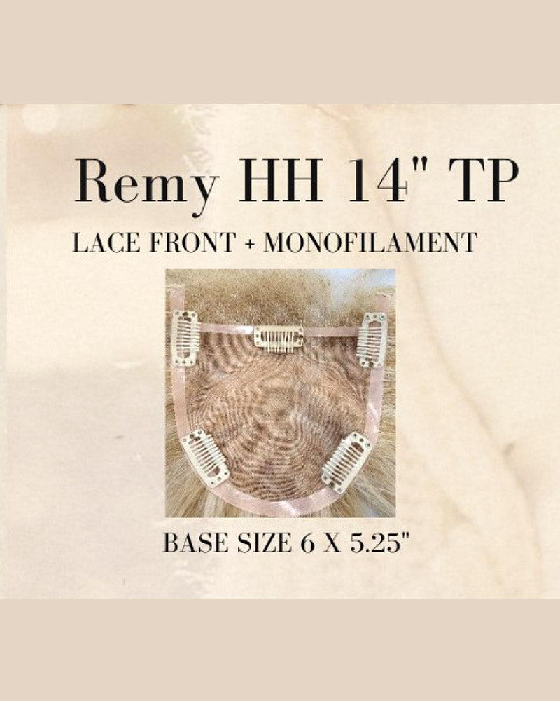 Remy HH Topper 14 (Exclusive) | Lace Front & Monofilament by Amore
