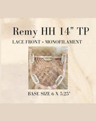 Remy HH Topper 14 | Lace Front & Monofilament by Amore