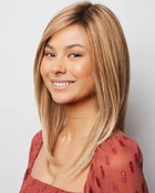 Thea | Lace Front & Monofilament Top Remy Human Hair Wig by Amore