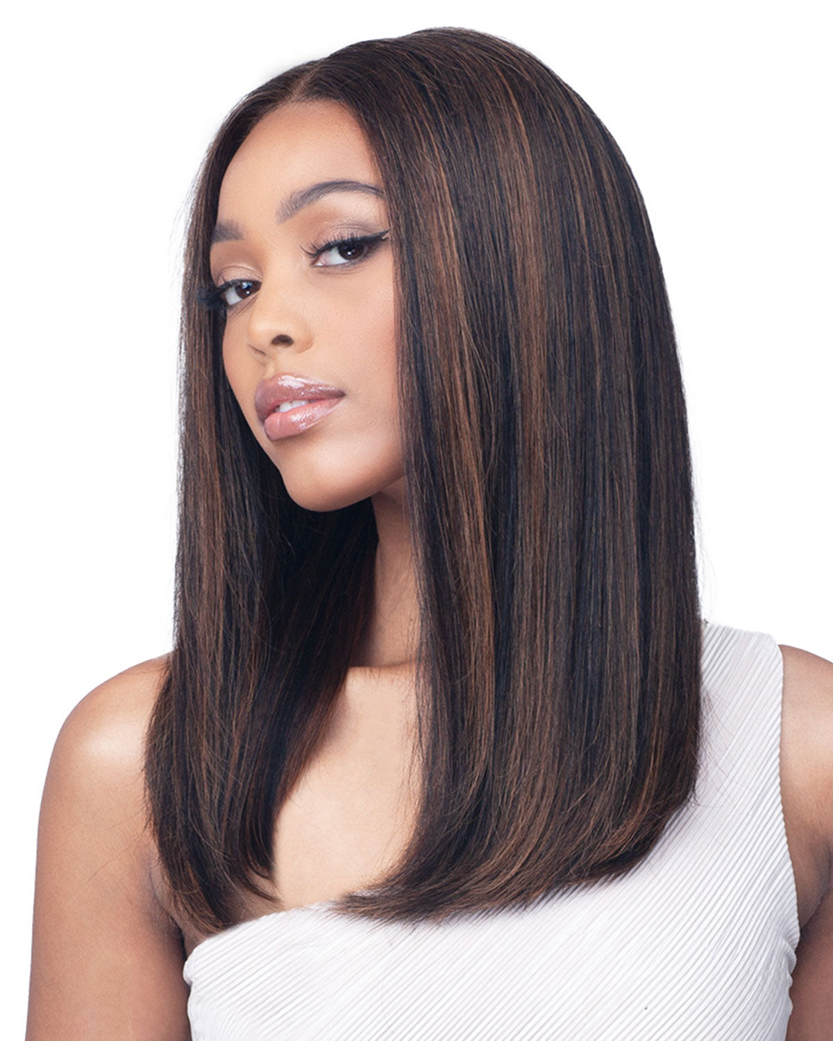 Straight 18 | Lace Front Human Hair Wig by Bobbi Boss