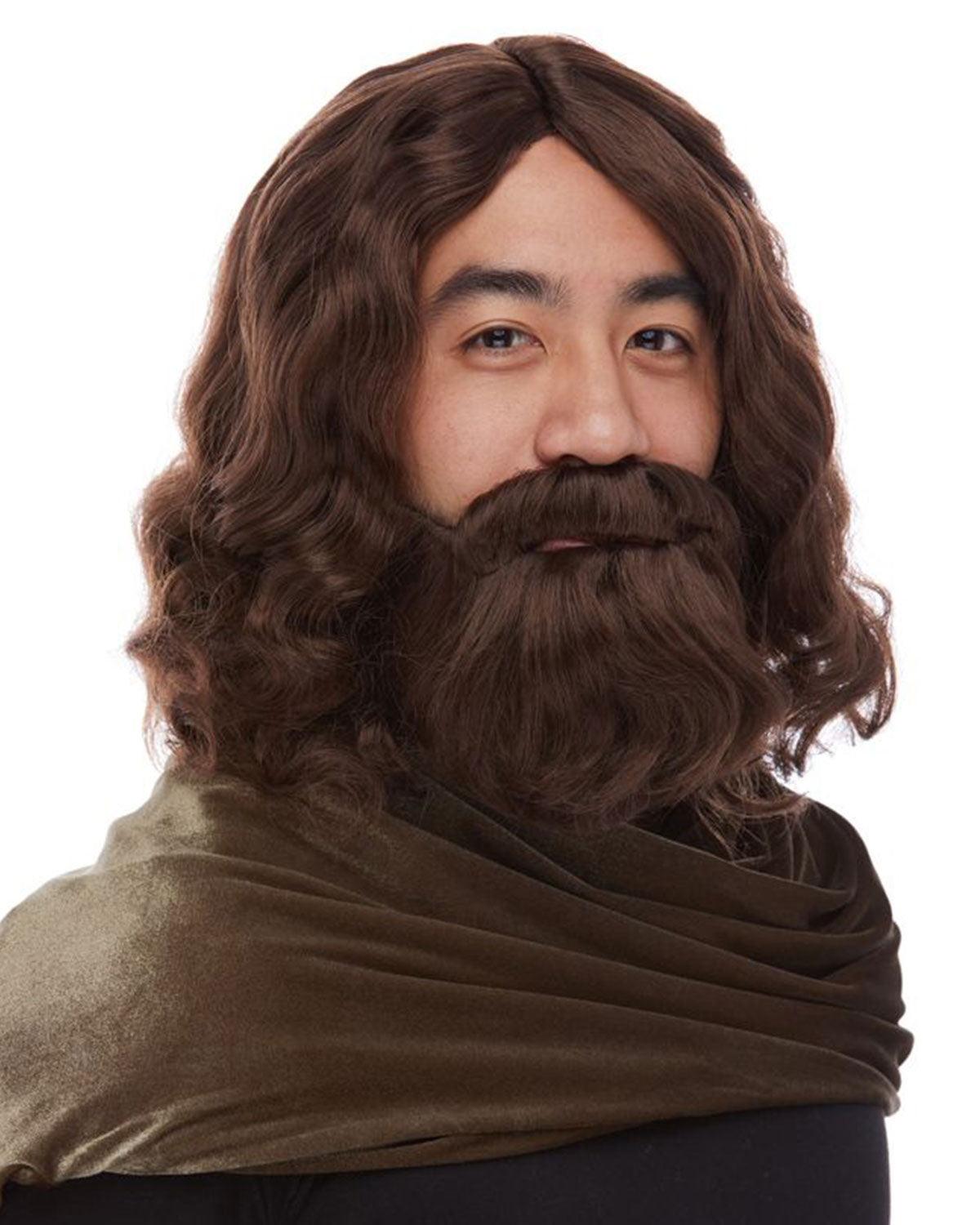 Biblical Wig & Beard in 12 - Brown