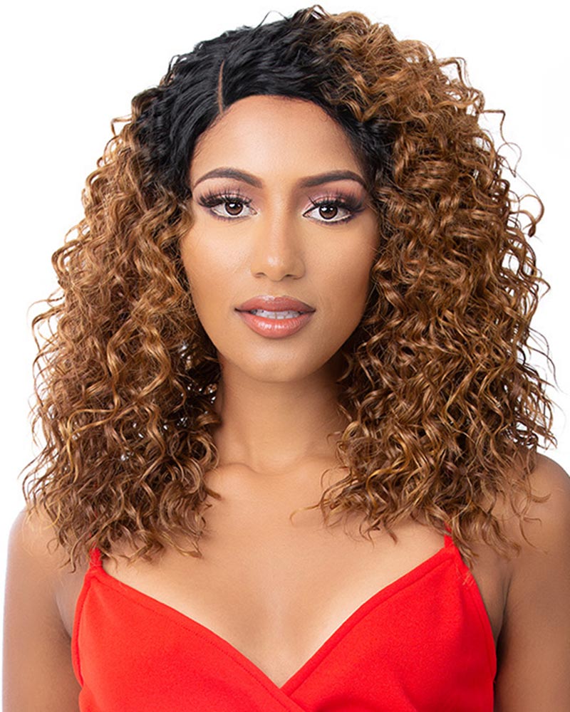 HD Lace Indah | Lace Front & Lace Part Synthetic Wig by It's a Wig