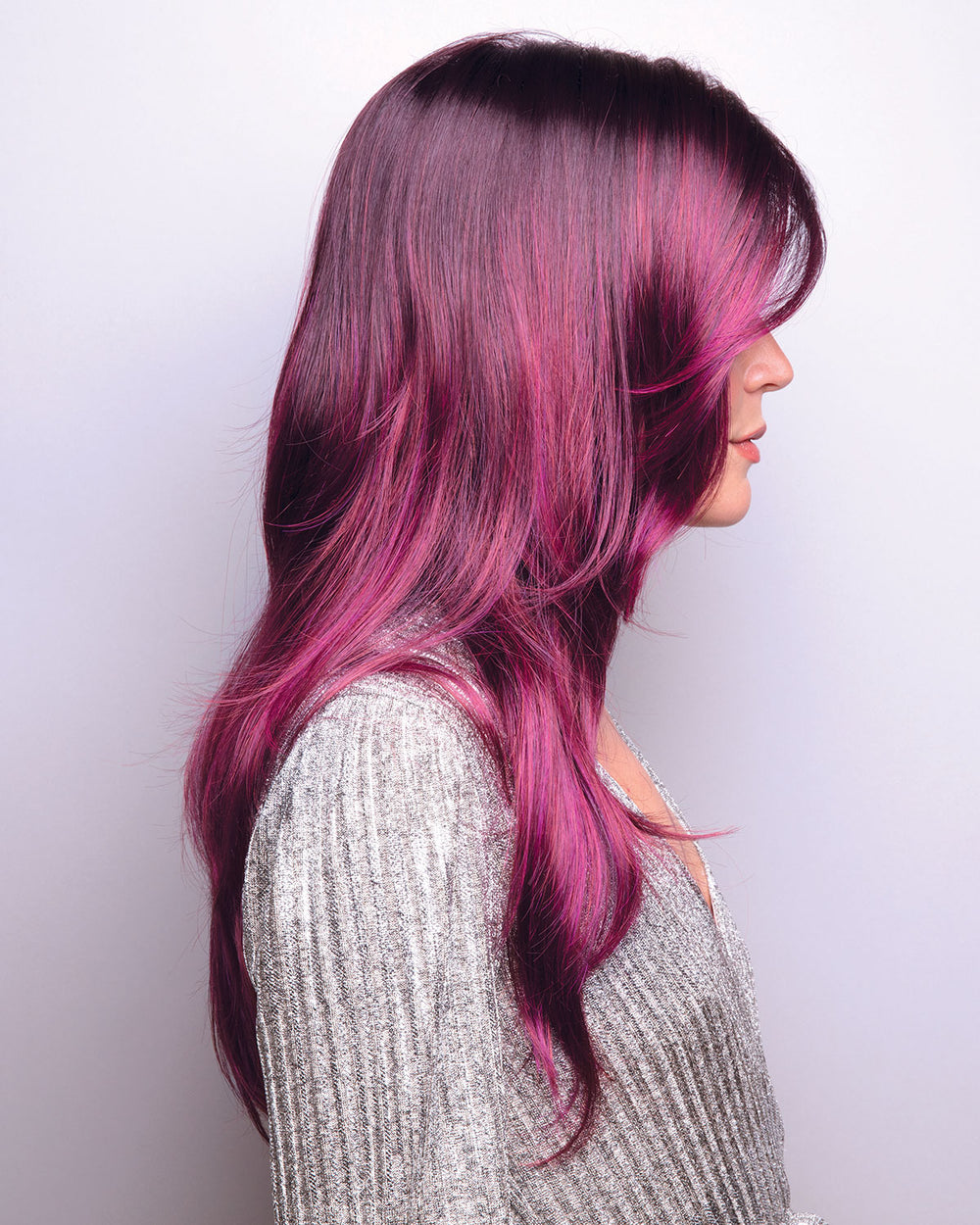 Noriko store violet wig