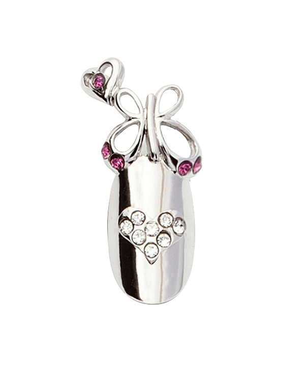 Nail Jewelry Butterfly (M-Silver)