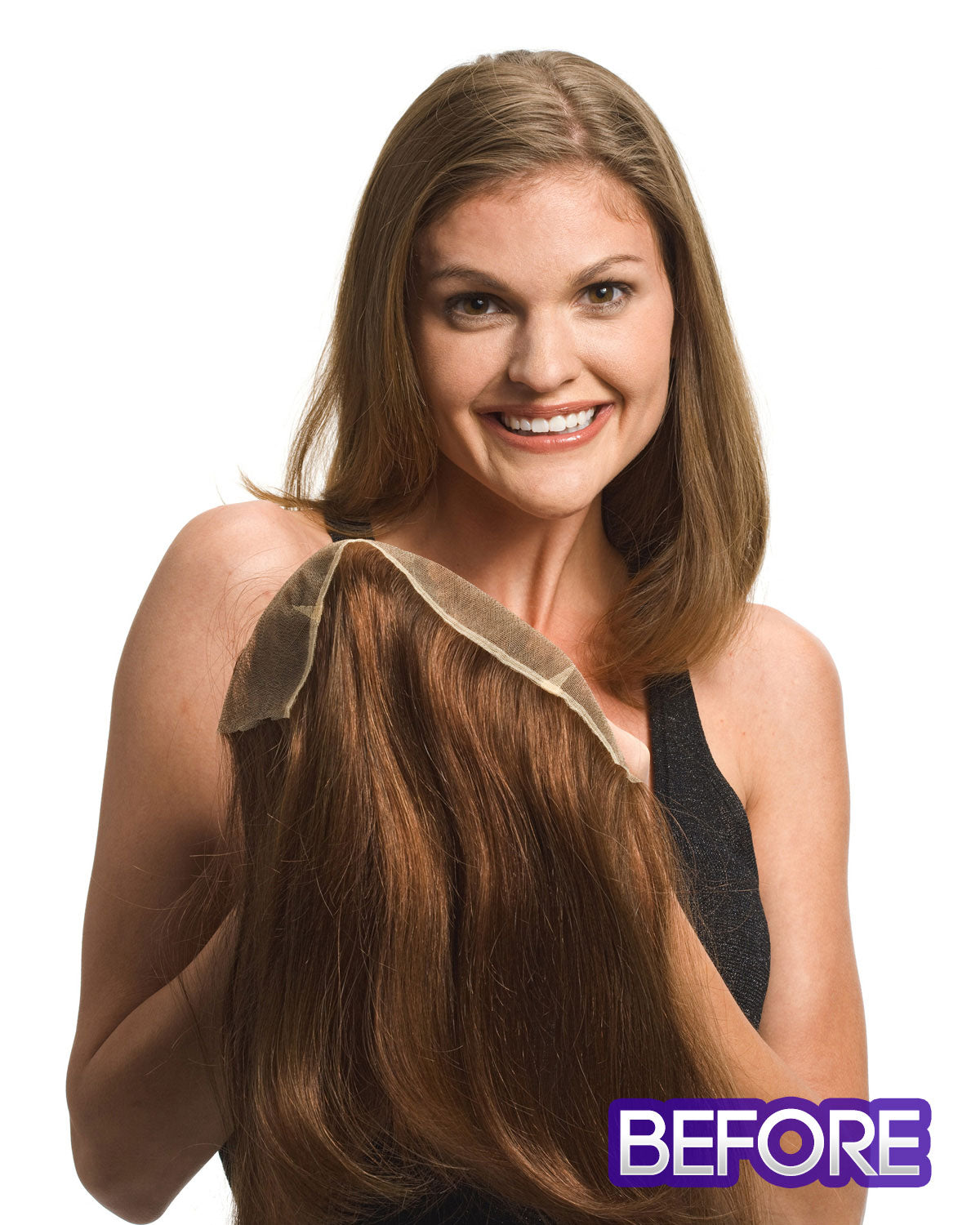 Invisible Front in Camel Brown